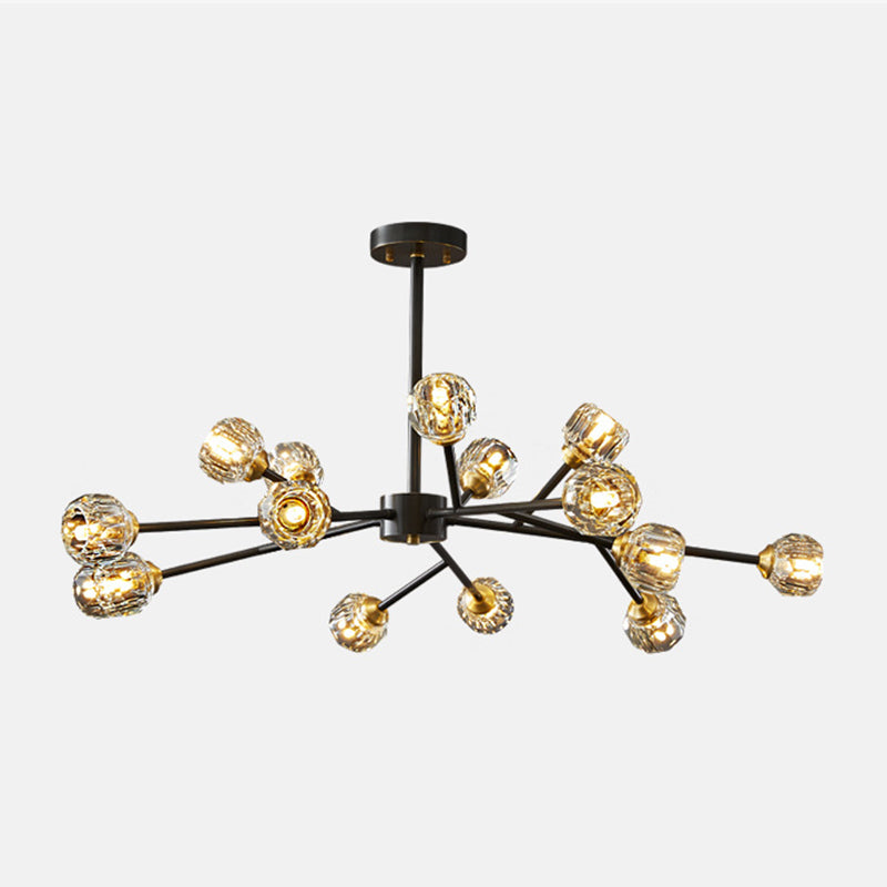 Luces de techo colgantes de rociado de estilo de lujo posmodernos