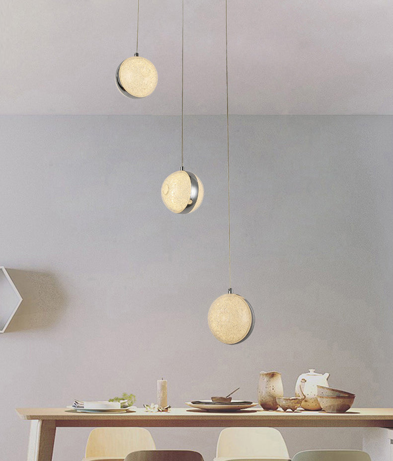 Chrome Finish Cluster Ball Pendant Minimalistisch Crystal LED Suspension Light voor het diner
