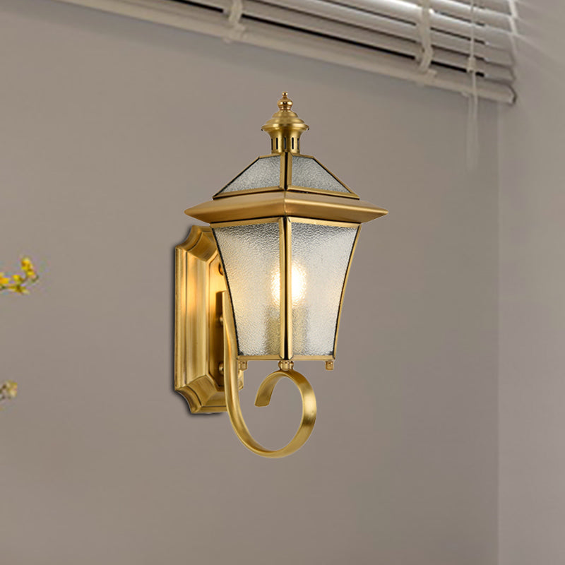 Birdcage Metal Wall Sconce Traditional 1 Bulb 14"/15" H Brass Foyer Wall Mounted Light Fixture