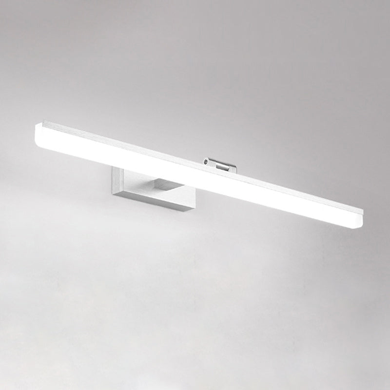 Acrylschatten 180 ° Verstellbares LED-Eitelkeitslicht Anti-Fogge wasserdichtes Make-up-Spiegellampe für Bad Waschtisch