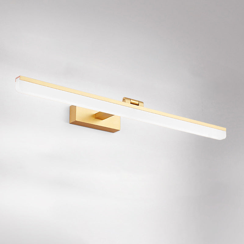 Acrylschatten 180 ° Verstellbares LED-Eitelkeitslicht Anti-Fogge wasserdichtes Make-up-Spiegellampe für Bad Waschtisch