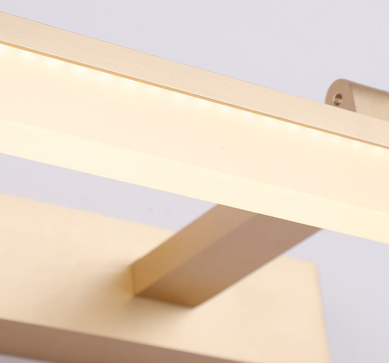 Acrylschatten 180 ° Verstellbares LED-Eitelkeitslicht Anti-Fogge wasserdichtes Make-up-Spiegellampe für Bad Waschtisch