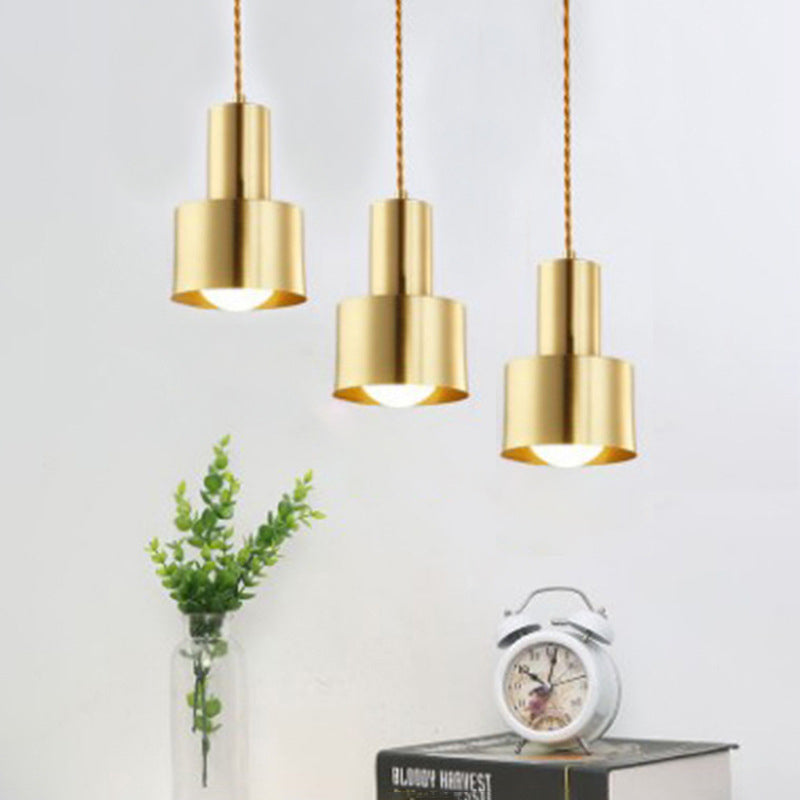 Metal Cage Pendant Light Postmodern Style Pendant Light Fixtures for Bedside Porch