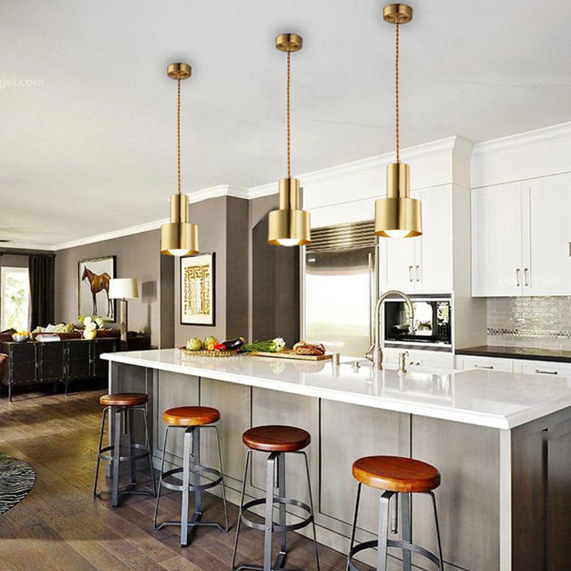 Metal Cage Pendant Light Postmodern Style Pendant Light Fixtures for Bedside Porch