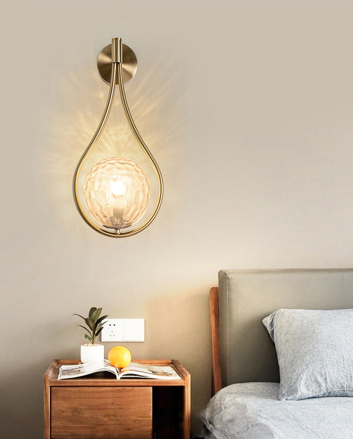 Luce appesa a parete palla postmoderna 1 Light Fun a parete da letto leggero