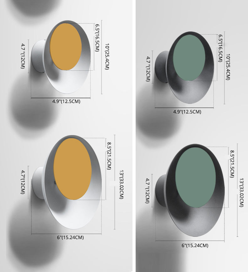 Nordic New Creative Round Single Macaron Farbwandlampe