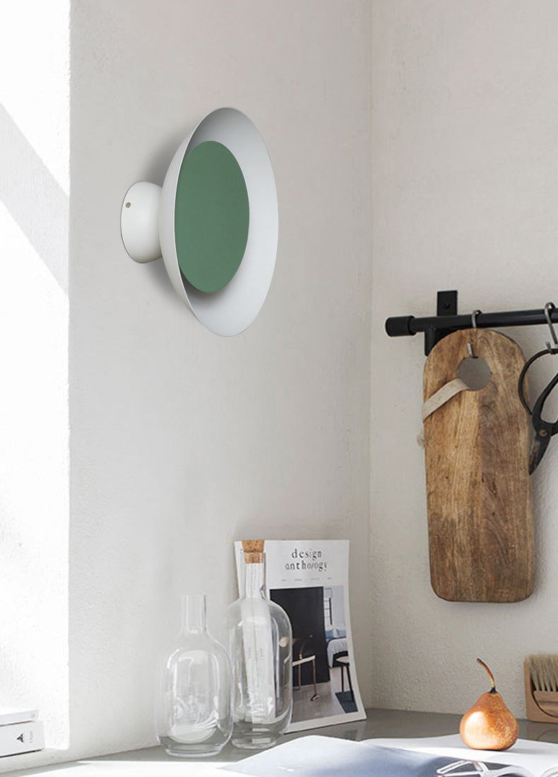Nordic New Creative Round Single Macaron Farbwandlampe