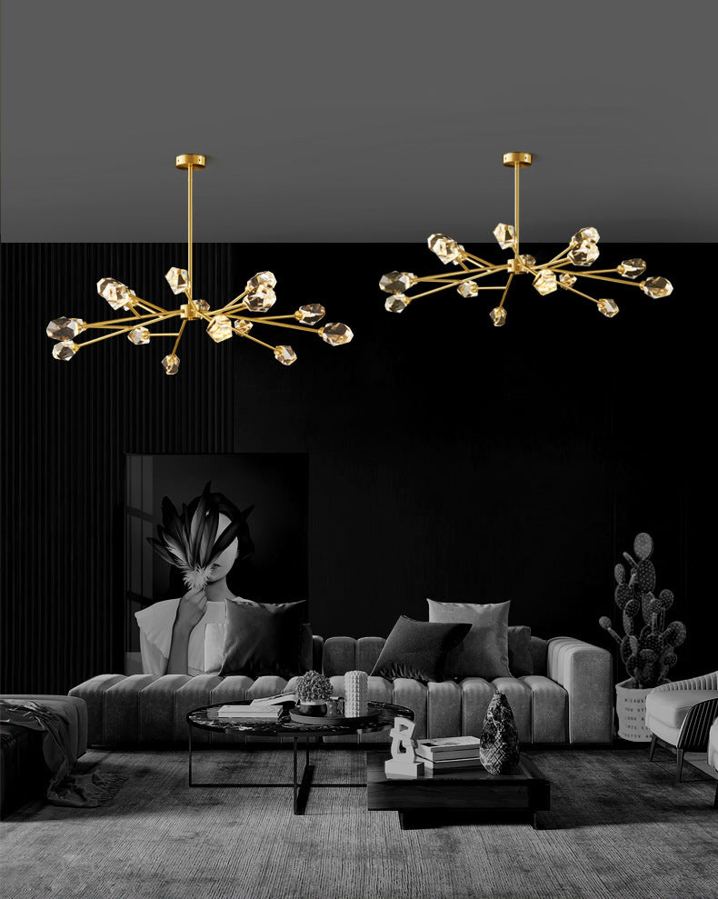 Spray Pendant Lighting Fixtures Modern Crystal Pendant Lights