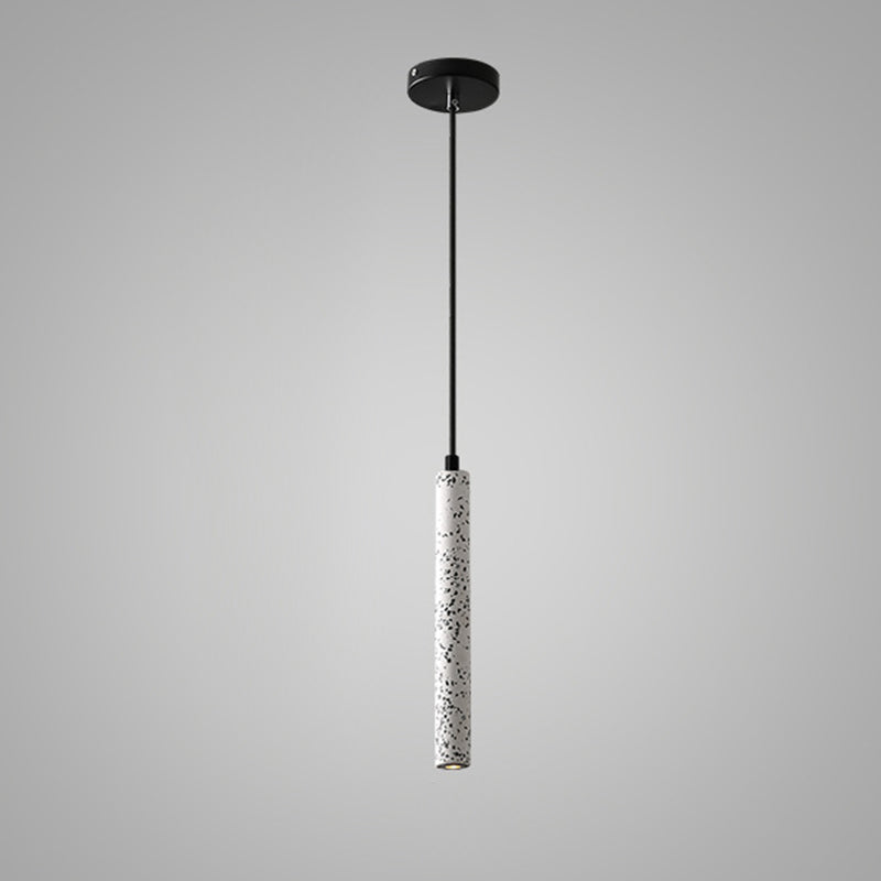 Trapezoid Stick Pendant Lighting Nordic 1 Bulb Down Light Fixture over Dining Table