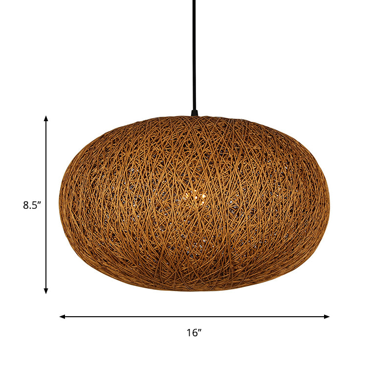 1 mit Glühbirnen handgefertigte Pendellanzeige modernistische Holzhängeleuchte im Kaffee