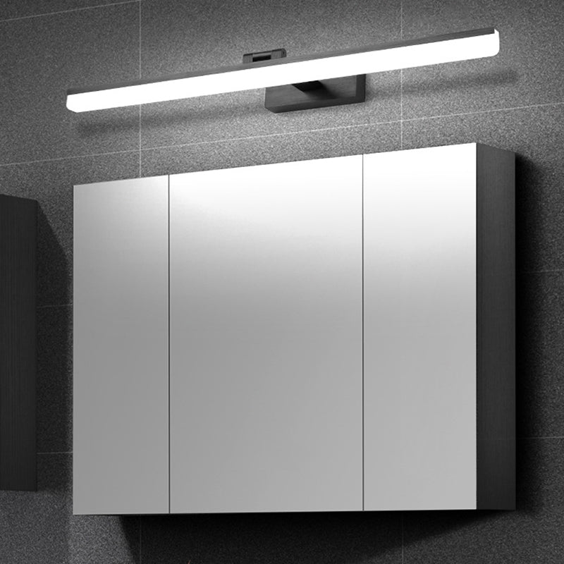 Nordic Simplicity Rectangular Wall Lights Plastic Sconce Light Fixtures for Bathroom