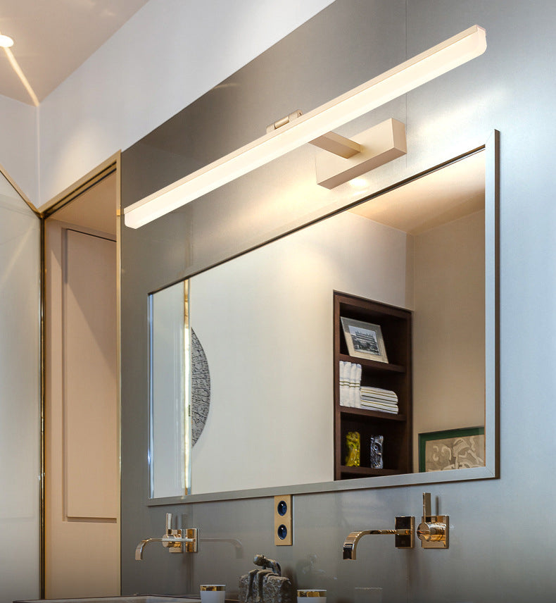 Nordic Simplicity Rectangular Wall Lights Plastic Sconce Light Fixtures for Bathroom