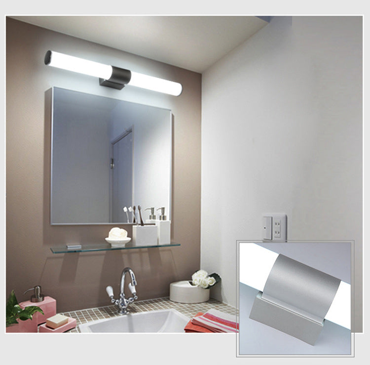Simplicity Cylindrical Wall Light Sconce Acrylic Wall Light Fixtures for Bathroom
