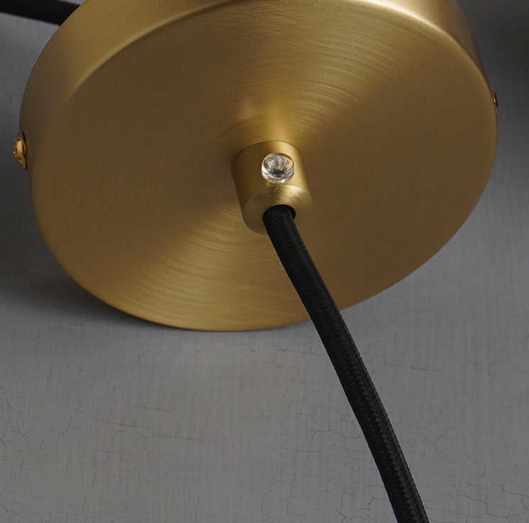 5.9 Inches Diameter Cylindrical Mini Hanging Light Modern Style Marble Single Bulb Lighting Pendant for Bedroom