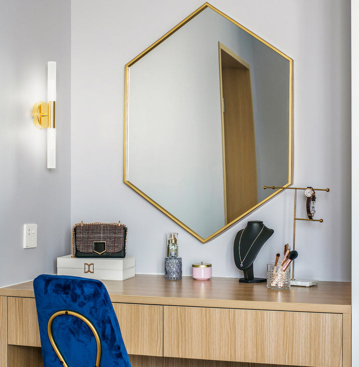 Simplicité moderne mural tubulaire éclairage en verre blanc lampe murale murale pour chambre à coucher