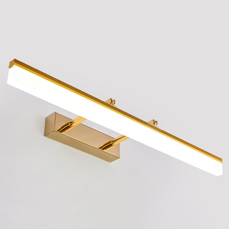 Contemporary Simplicity Rectangle Wall Mounted Lights Acrylic Wall Mounted Lamp for Bathroom