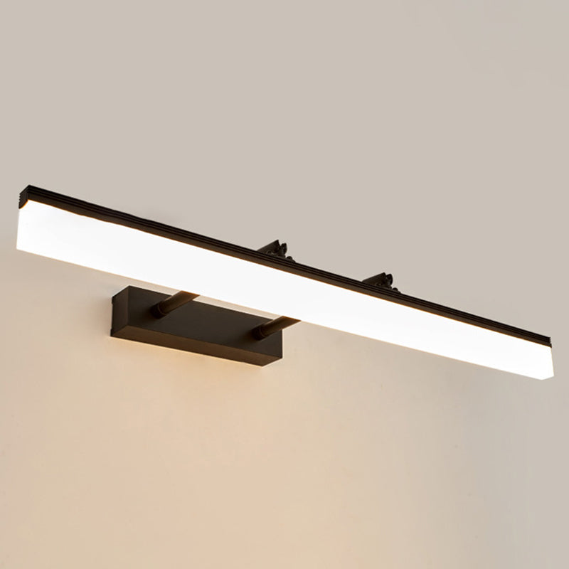 Contemporary Simplicity Rectangle Wall Mounted Lights Acrylic Wall Mounted Lamp for Bathroom