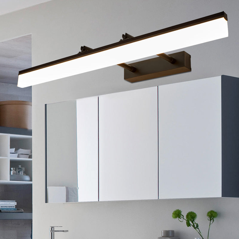 Contemporary Simplicity Rectangle Wall Mounted Lights Acrylic Wall Mounted Lamp for Bathroom