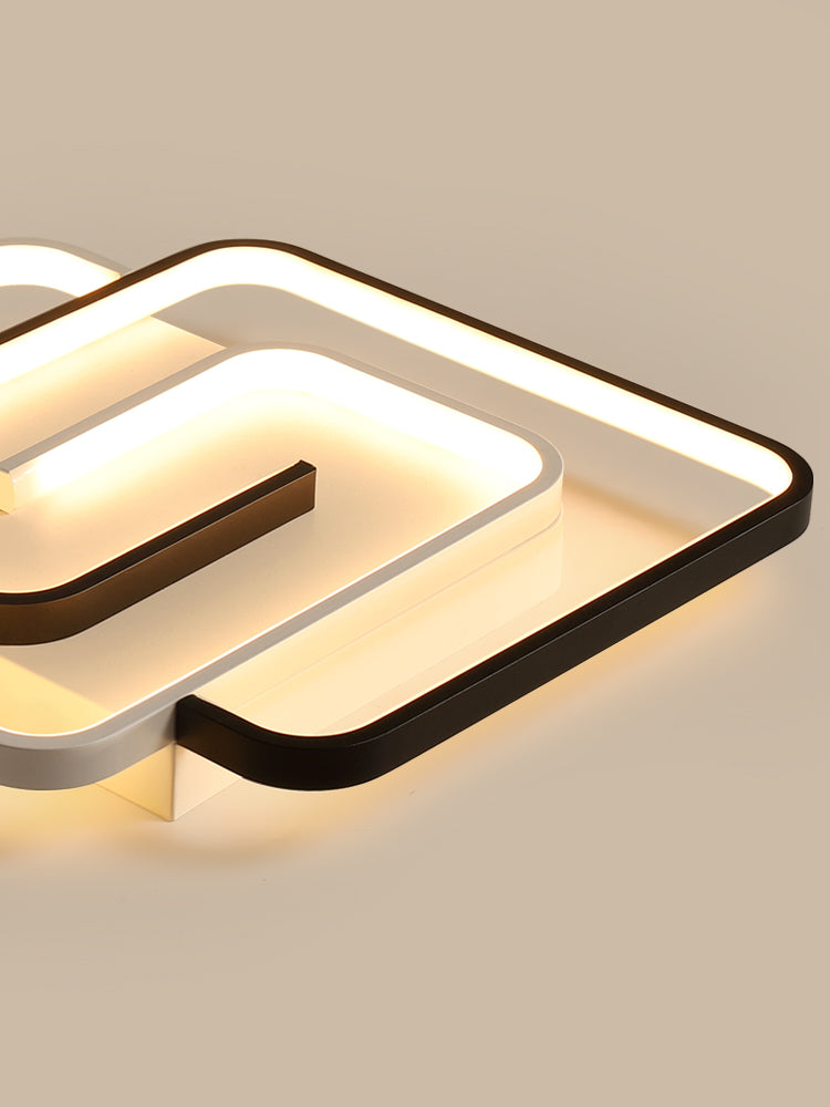 Moderne Semi Flush Mount Light Armatuur Acryl Flush Light Fixtures