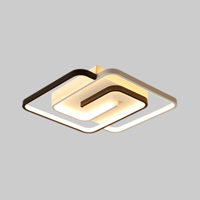 Moderne Semi Flush Mount Light Armatuur Acryl Flush Light Fixtures