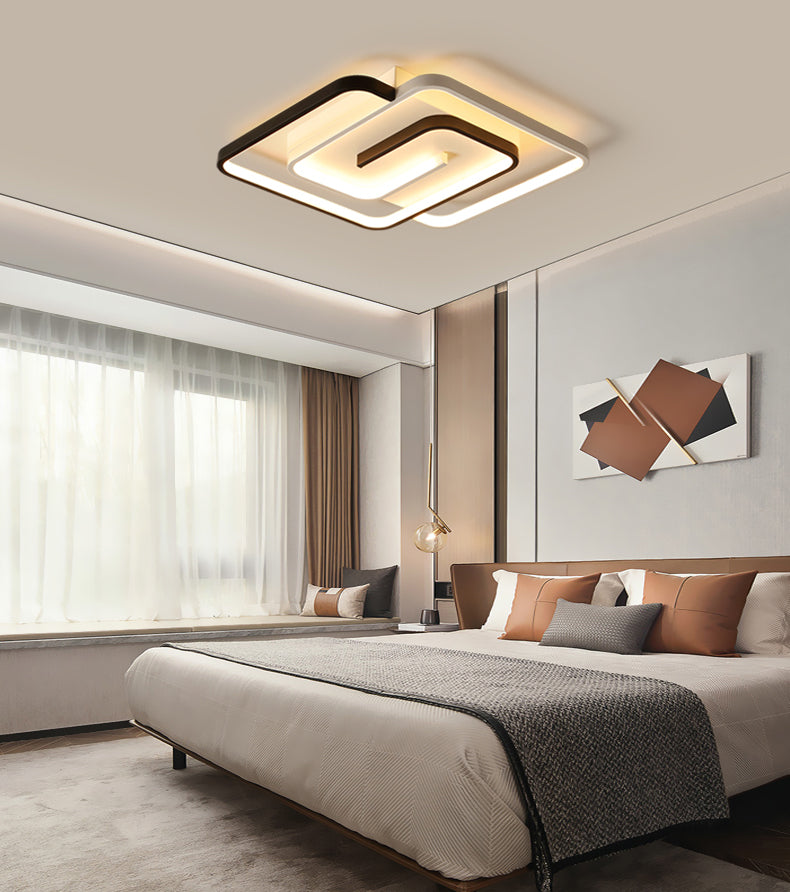 Moderne Semi Flush Mount Light Armatuur Acryl Flush Light Fixtures