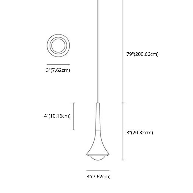 Raindrop LED Pendant Light Minimalist Aesthetic Acrylic Dining Room Suspension Lamp