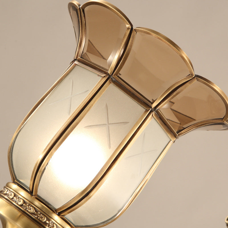 Applexion murale en métal de fleur