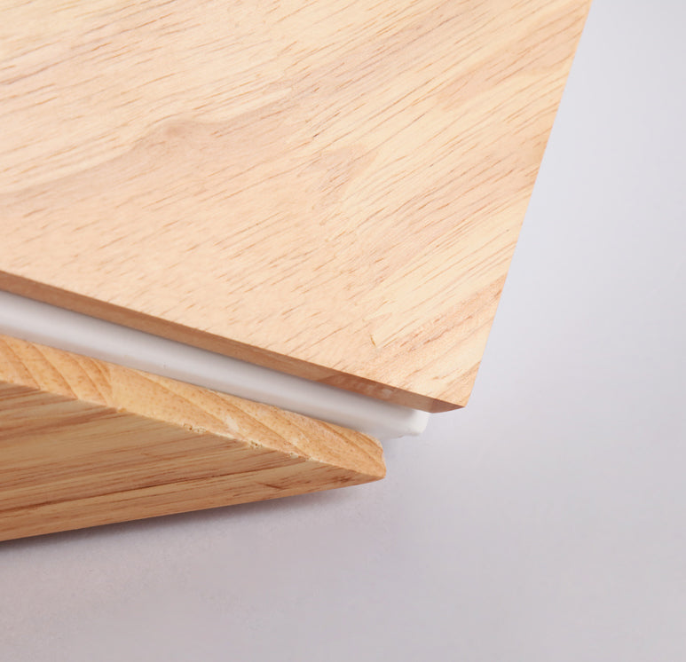 Geometrical Flush Mount Light Fixtures Modern Wood Flush Light