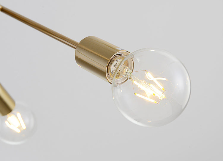 Accesorio colgado de techo accesorio de iluminación de lámpara de metal para remolino en latón en latón