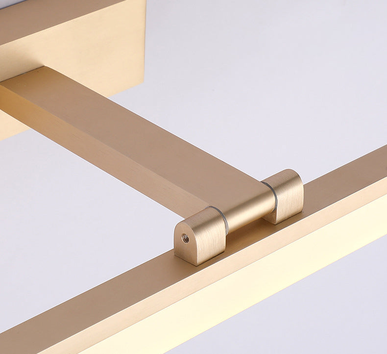 Modern Simple Mirror Cabinet Bathroom Wall Lights Metal Linear LED with Swivel Lamp Head Ambient Vanity Light