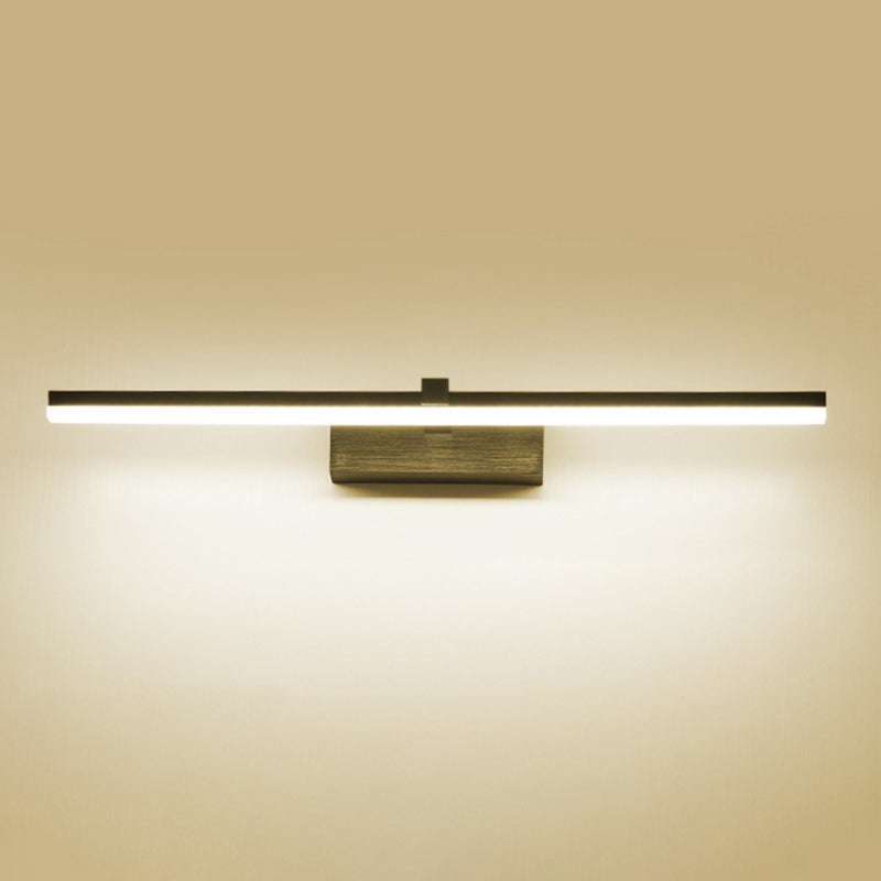 Mobile moderno mobile a specchio da bagno luci murali in metallo tonalità lineare LED LED Ambient Vanity Lighting