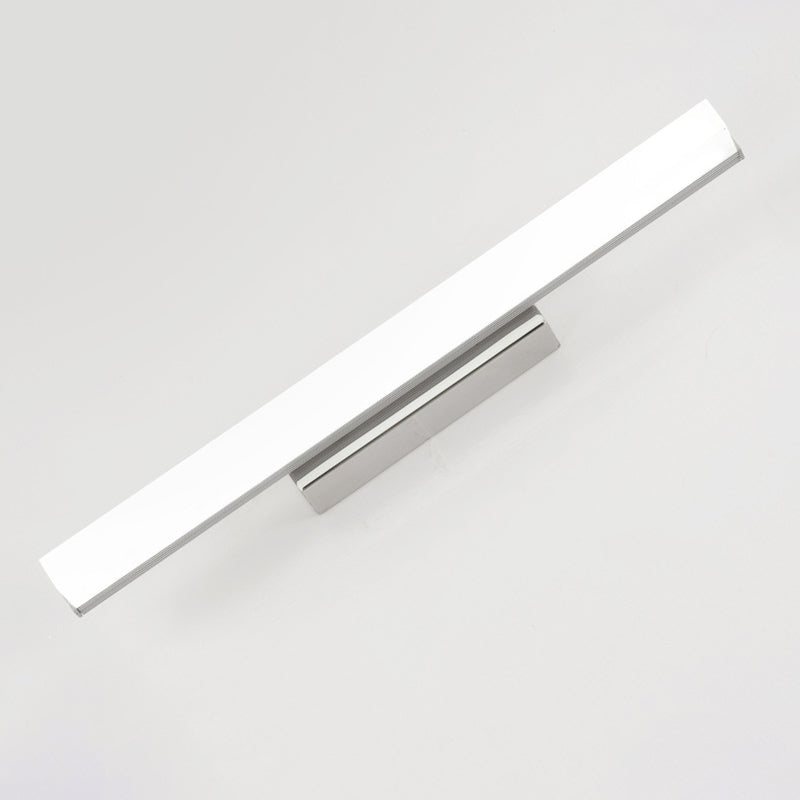 Adjustable Light Modern Minimalism Bathroom Vanity Light Linear LED Acrylic Vanity Lights in Chrome