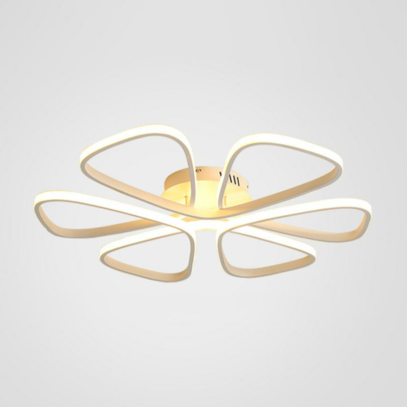 Petal Living Room Ceiling Flush Mount Light Metal LED Simple Ceiling Mounted Light
