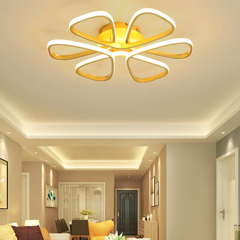 Petal Living Room Ceiling Flush Mount Light Metal LED Simple Ceiling Mounted Light