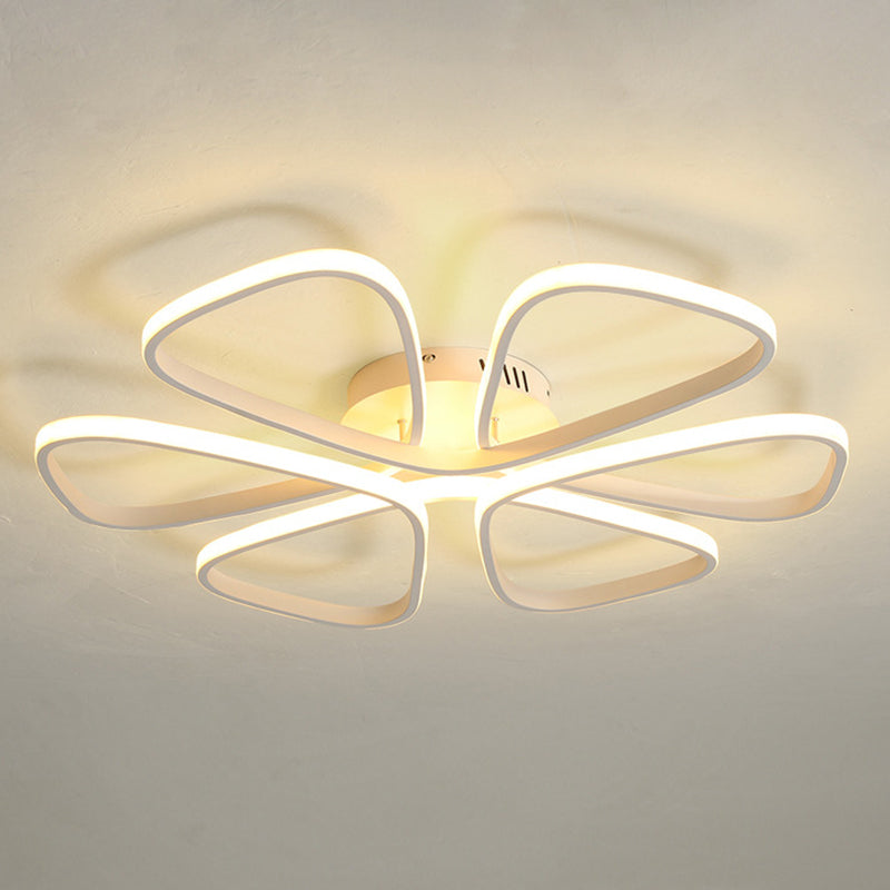 Petal Living Room Ceiling Flush Mount Light Metal LED Simple Ceiling Mounted Light