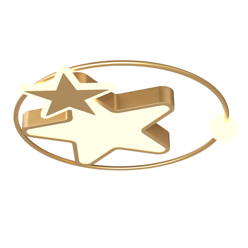 Plafonnier LED en forme d'étoiles en acrylique, Protection des yeux, lampe encastrée en aluminium de Style moderne pour chambre d'enfant