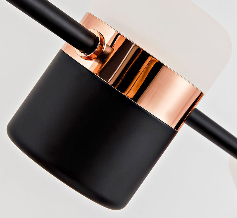 Minimalismo moderno rettangolo isola illuminazione a sospensione LED LED Cilindro sfumatura Il soffitto dell'isola per soggiorno per soggiorno