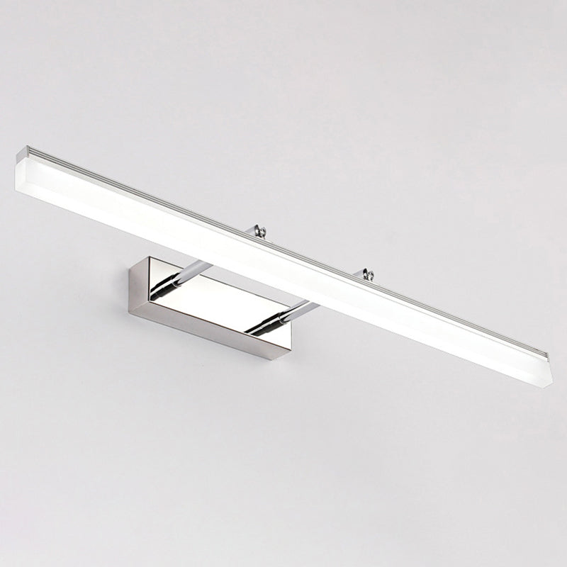 Moderne Einfachheit Rechteck Eitelkeitsleuchte Acryl -Wandbeleuchtung für Badezimmer