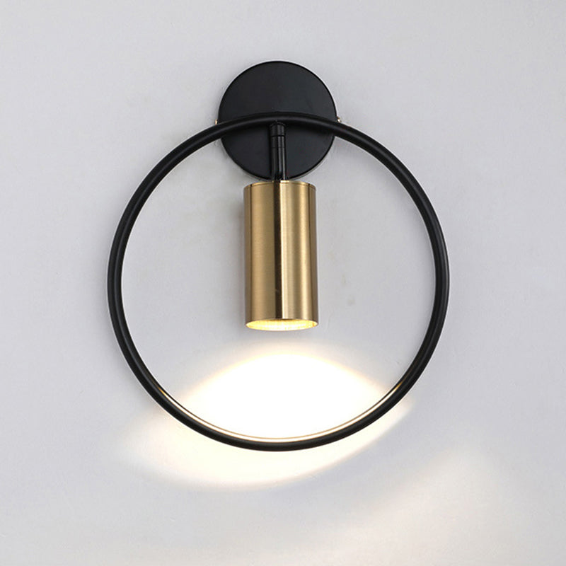 Noordse moderne lichte luxe stijl ijzeren ring achtergrond muurlicht