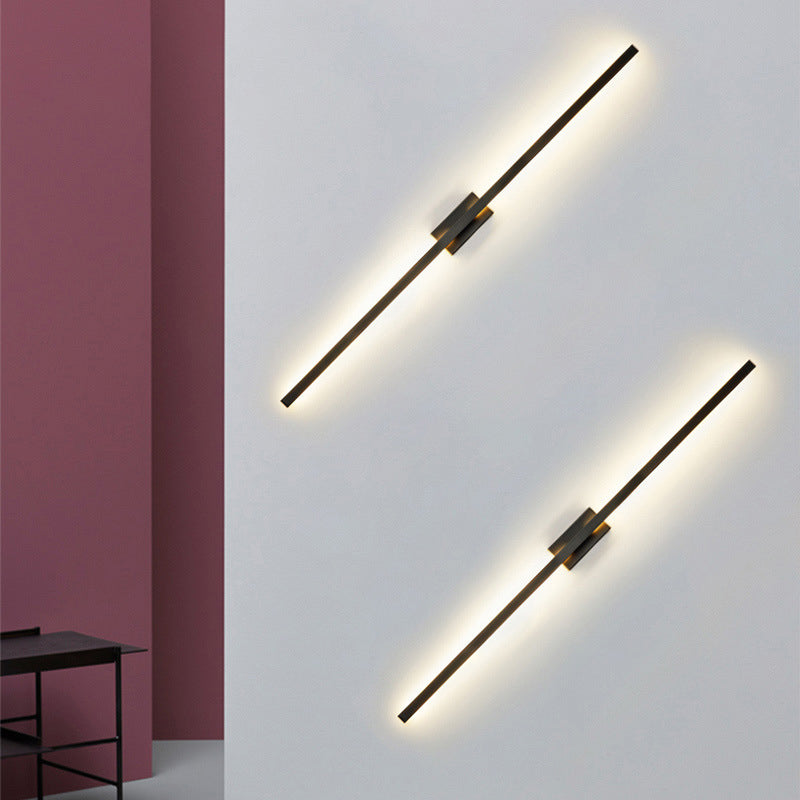 Linear Vanity Wall Lights Modern Simplicity Aluminium Wall Sconce for Bathroom