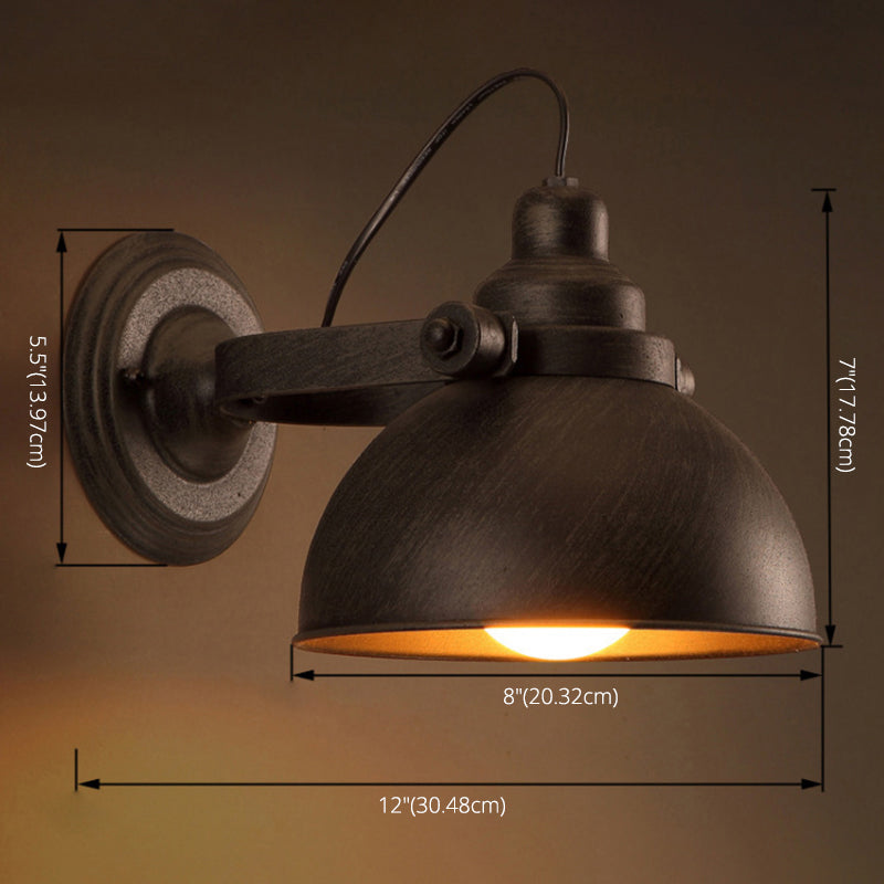 Industrie Wand Licht Scheune Lichtwandlampe 1 Leuchte Metallschattenbeleuchtung
