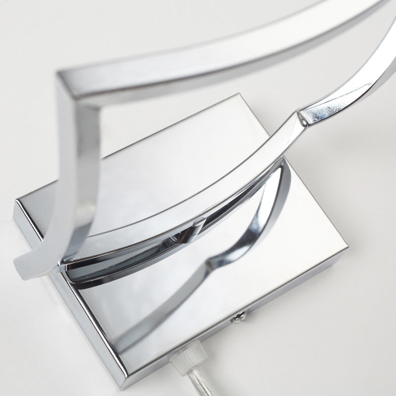 Modern Contracted Ball 1 Head Glass Material Milky White Wall Lamp