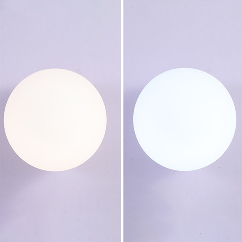 Moderne eenvoud glazen kogelwandlicht woonkamer wandlamp