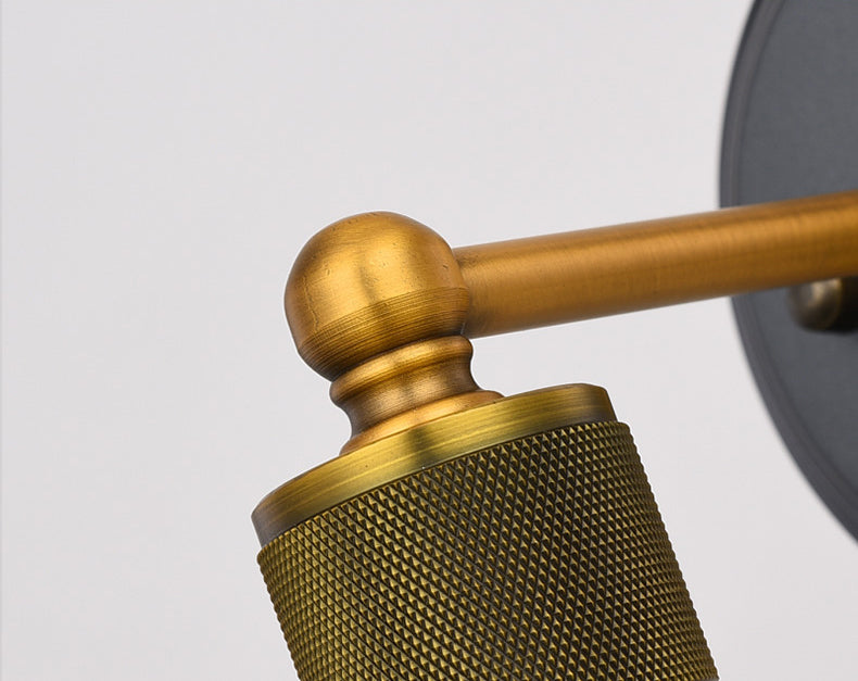 Schwarz 1 leichte Wandleuchter leichter industrieller Stil mit Metallbahnkegelwandlampe