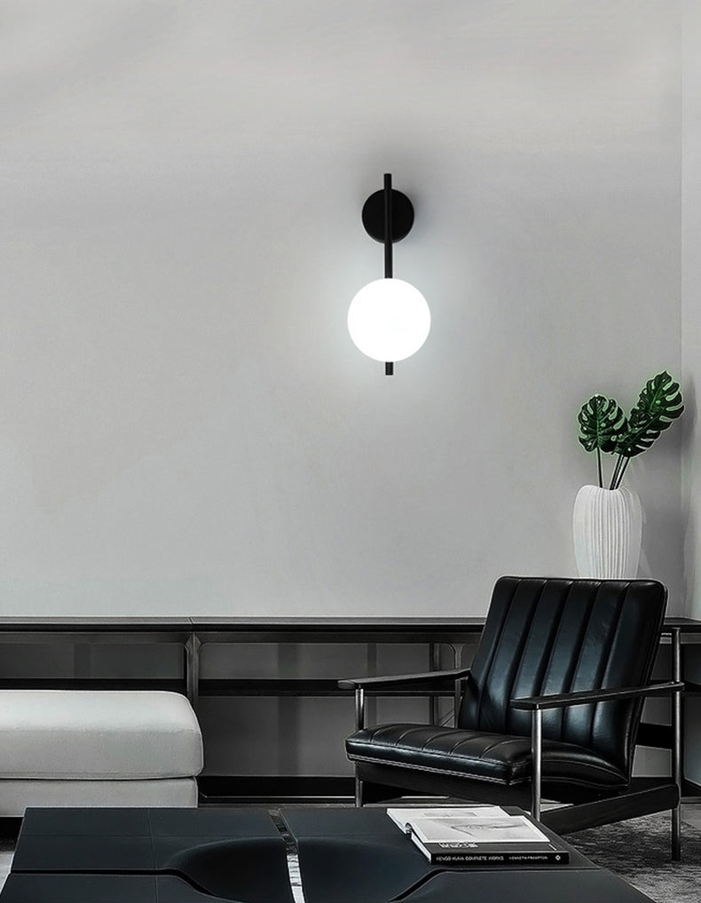 Minimalist 1 Head Wall Mount Ball Lamp Fixture for Hallway