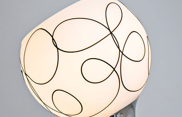 Noordse postmodern ronde 1 hoofd glazen materiaal led witte wandlamp