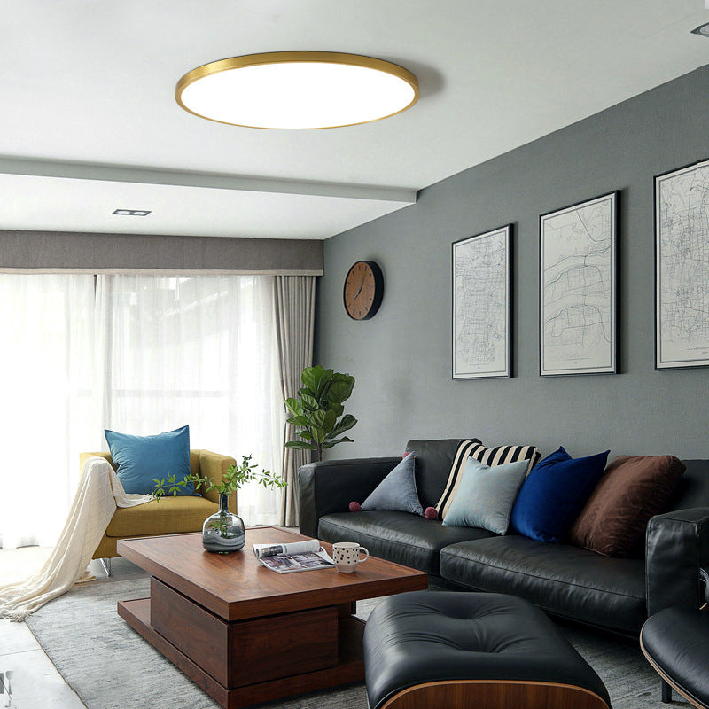 Circular Flush Mount Light Fixture Modern Acrylic Flush Mount