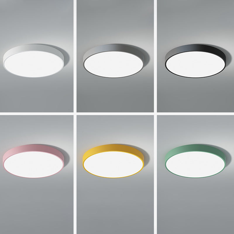 Circular Flush Mount Light Fixture Modern Acrylic Flush Mount