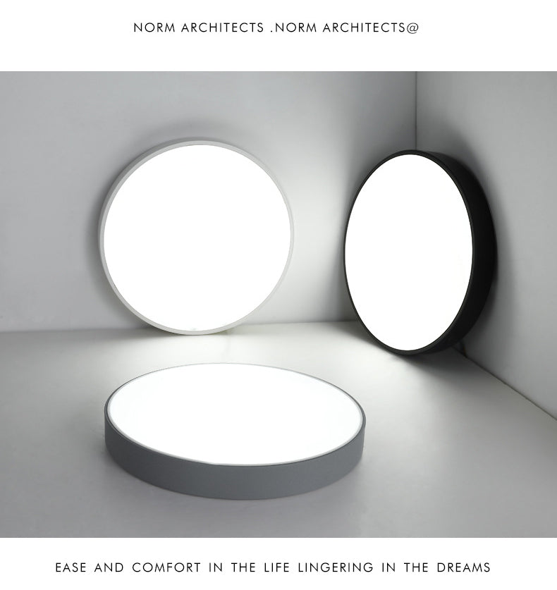 Circular Flush Mount Light Fixture Modern Acrylic Flush Mount