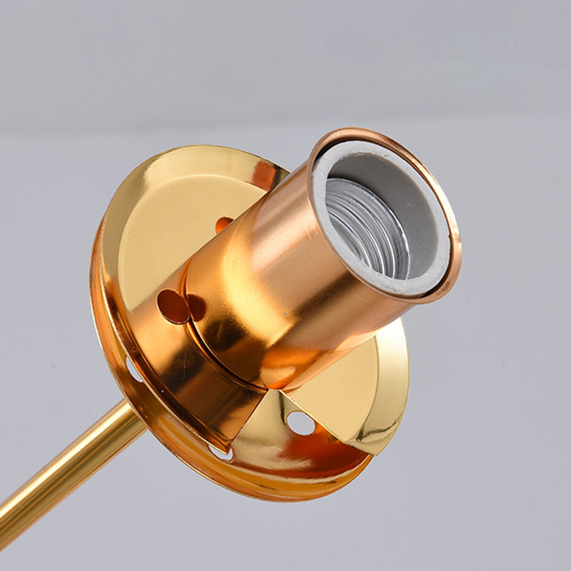 Sputnik lampadario lampada a sfera vetro soggiorno illuminazione a sospensione in oro